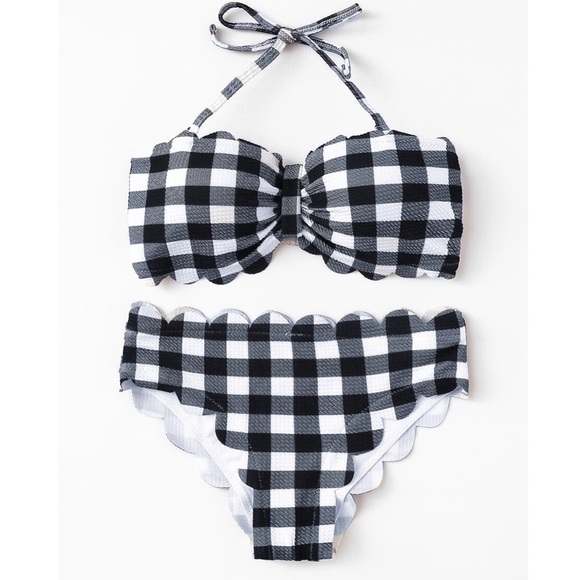 LAST ONE‼️ S/XS Black White Checkered Bikini 👙 - Picture 5 of 5